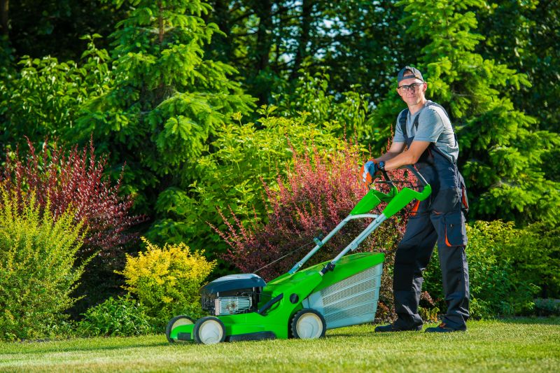Tools and supplies for lawn maintenance